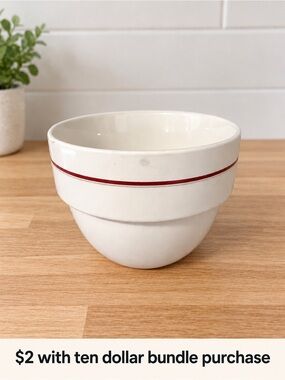 White Ceramic Serving Bowl